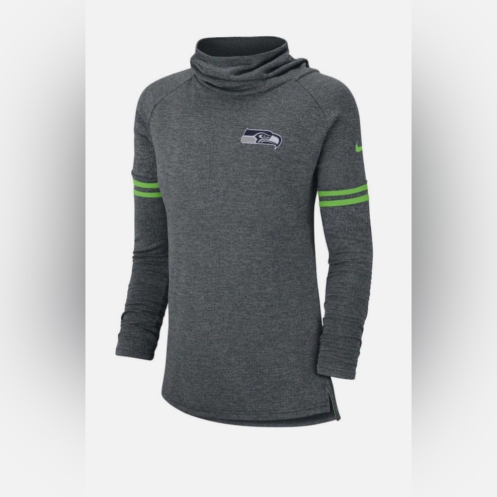 Nike Seattle Seahawks Women's Tri-Blend Funnel Pullover